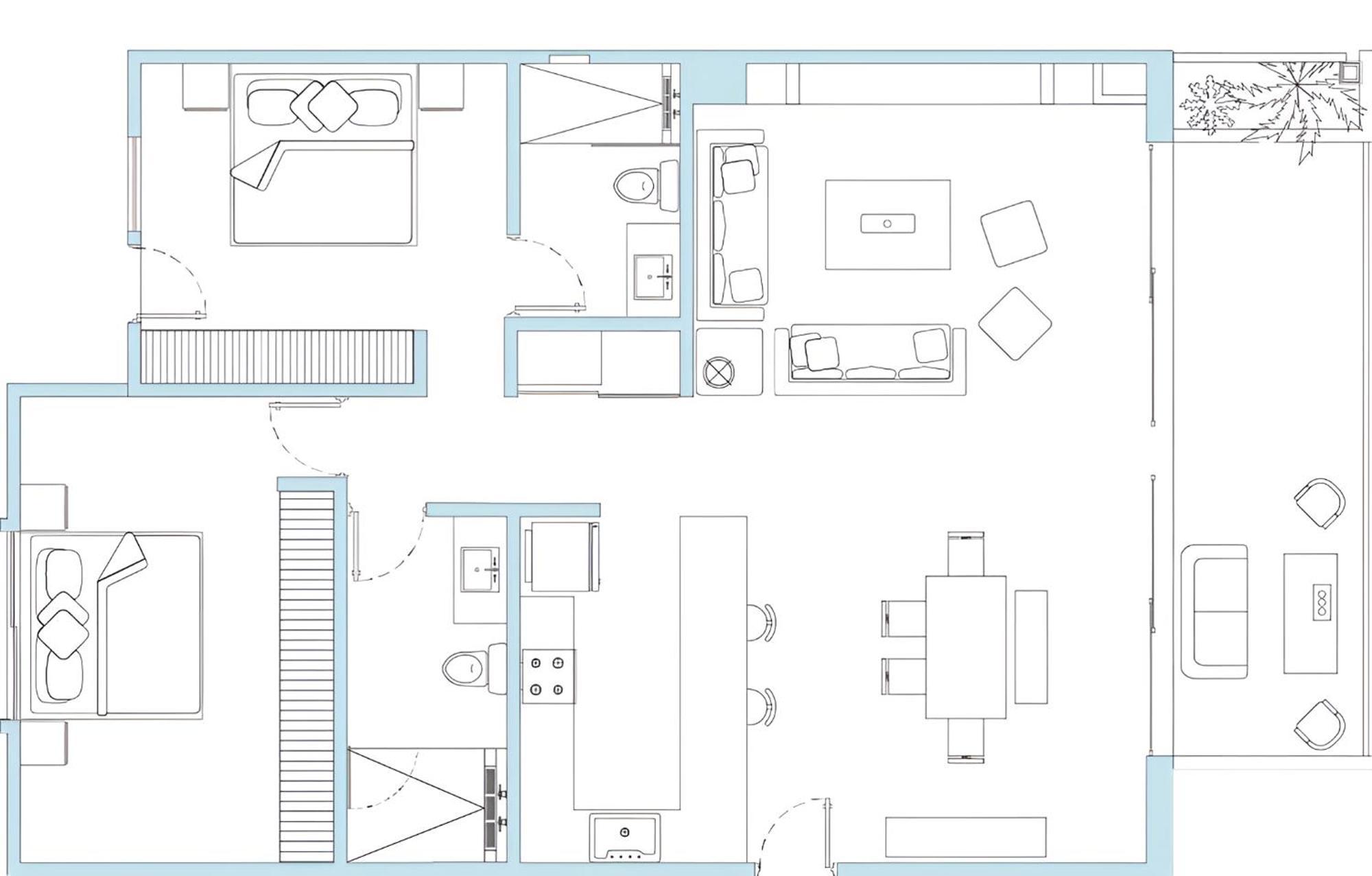 Yoga Friendly 2br With Direct Olympic Pool Access Apartamento